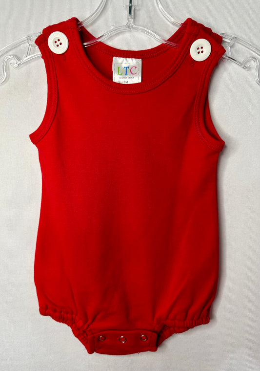 Red Sleeveless Bubble