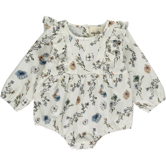 Jenny Bubble in Cream & Cool Ditsy Floral