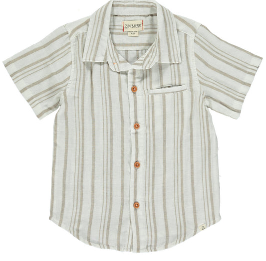 Newport Beige Stripe Shirt